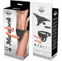 HARNESS ATTRACTION - MURDOCK 1+1 DONG FLESH 19.8 + 15 CM -O- 4 CM