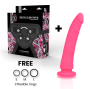 DELTA CLUB - ARREIO DE BRINQUEDOS + DONG ROSA SILICONE 17 CM -O- 3 CM