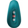 FUN FACTORY - CHERIE DOUBLE AIR PULSE VIBRATOR BOTTLE GREEN
