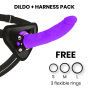 DELTA CLUB - TOYS ARNES + DONG PURPLE SILICONE 20 CM -O- 4 CM