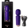 ROCKS-OFF - MINI BACCHETTA RICARICABILE 16 FUNZIONI VIOLET DREAM
