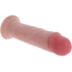 GET REAL - DELUXE THICK DOUBLE-DENSITY TPE DONG 25.5 CM