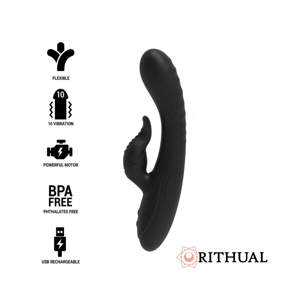 RITHUAL - ANUSARA DOUBLE MOTEUR RECHARGEABLE 2.0 NOIR