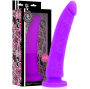 DELTA CLUB - TOYS HARNESS + DONG PURPLE SILICONE 23 CM -O- 4.5 CM