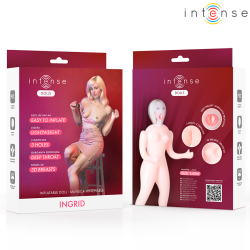 INTENSE DOLLS - AUFBLASBARE PUPPE INGRID MIT DREI ÖFFNUNGEN