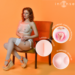 INTENSE DOLLS - BONECA INFLÁVEL SCARLETT COM TRÊS ORIFÍCIOS