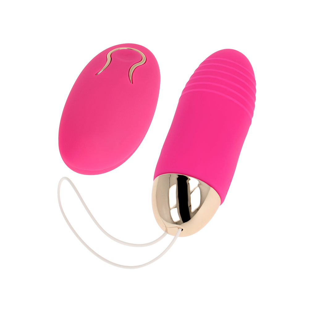 OHMAMA - REMOTE CONTROL VIBRATING EGG 10 SPEEDS PINK