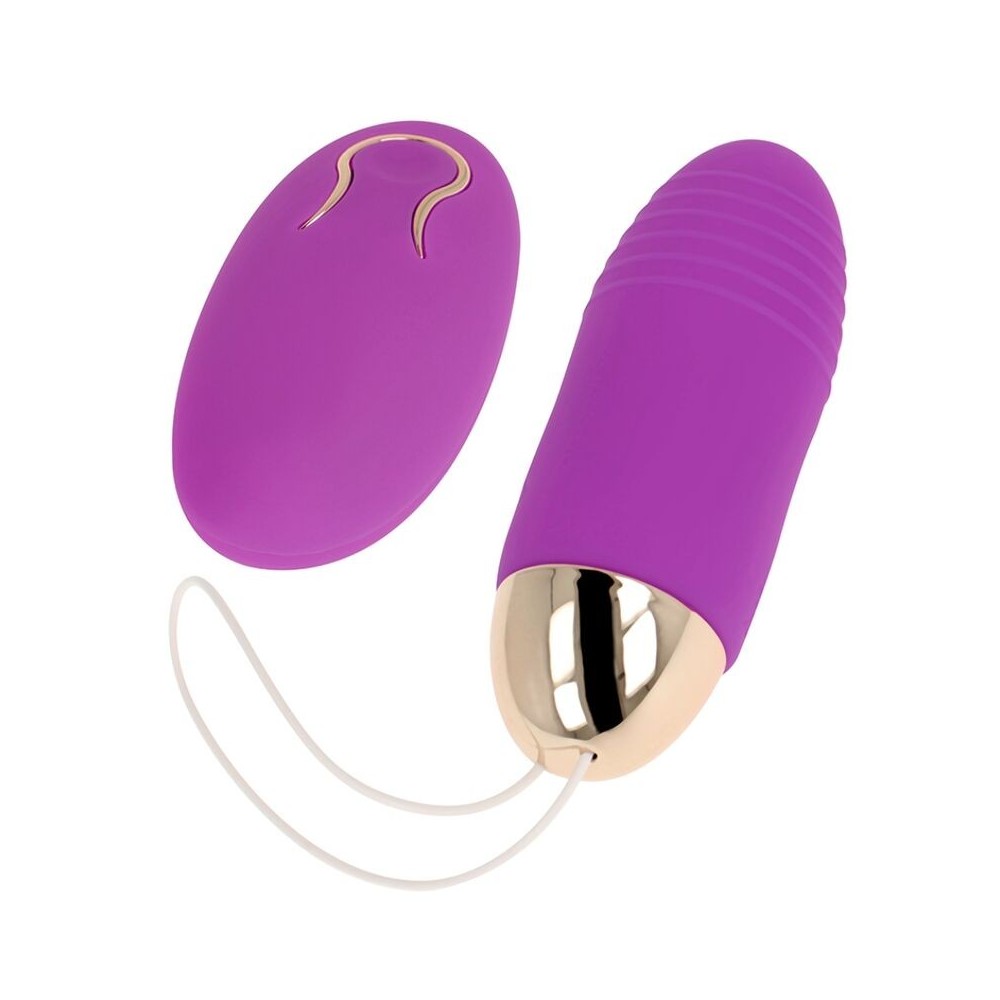 OHMAMA - REMOTE CONTROL VIBRATING EGG 10 SPEEDS PURPLE