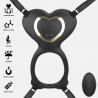IBIZA - VIBRATEUR COUPLE EN FORME DE CŒUR AVEC TÉLÉCOMMANDE
