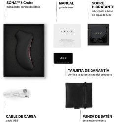 LELO - SONA 3 CRUISE MASSAGGIATORE CLITORIDEO SONICO NERO