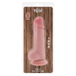 GET REAL - PÊNIS REALISTA DE LUXO COM TESTÍCULOS EXTRA GROSSO DE 34,5 CM