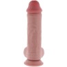 GET REAL - DELUXE REALISTIC PENIS WITH TESTICLES EXTRA THICK 28 CM