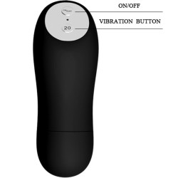 BAILE - CALCINHA FIO DENTAL COM VIBRADOR BALA E CONTROLE REMOTO PRETA