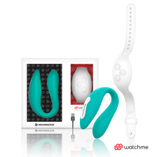 WEARWATCH - DUAL PLEASURE DRAHTLOSE TECHNOLOGIE WATCHME AQUAMARINE / SNOWY