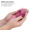 WOMANIZER - VIBE VIBE VIBRADOR SILENCIOSO DE USO INTERNO ROSA ESCURO