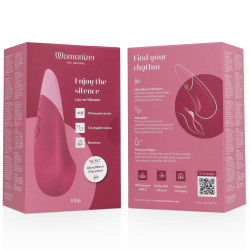 WOMANIZER - VIBE LAY-ON VIBRATORE SILENZIOSO ROSA SCURO