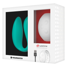 WEARWATCH - DUAL PLEASURE WIRELESS TECHNOLOGY WATCHME AQUAMARINE / SNOWY