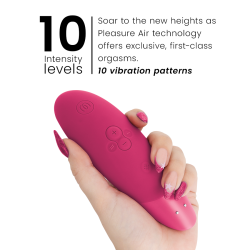WOMANIZER - Estimulador Clitoriano Enhance Rosa Vibrante