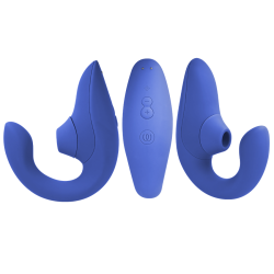 WOMANIZER - VIBRATORE STIMOLATORE CONIGLIO BLEND BLU VIBRANTE