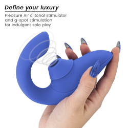 WOMANIZER - VIBRATORE STIMOLATORE CONIGLIO BLEND BLU VIBRANTE