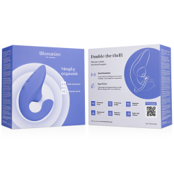 WOMANIZER - VIBRATORE STIMOLATORE CONIGLIO BLEND BLU VIBRANTE
