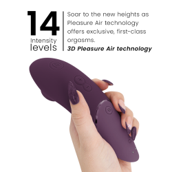 WOMANIZER - PRÓXIMO ESTIMULADOR CLITORIAL ROXO ESCURO