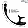 ADDICTED TOYS - PLUG ANAL AVEC VIBRATION, ONDULATION À 360° ET STIMULATEUR DE TESTICULES