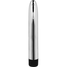 OHMAMA - CLASSIC VIBRATOR - SILVER 17.5 CM