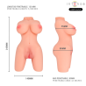INTENSE DEEP TOUCH - JESSE TORSO DUPLA VAGINA E MASTURBAÇÃO ANAL