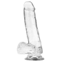 X RAY - ARNÊS + DILDO TRANSPARENTE COM BOLAS 18.5 CM -O- 3.8 CM