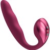 FUN FACTORY - ALLEGRO VIBRADOR DE DUPLA PULSAÇÃO DE AR INSERÍVEL VERMELHO VINHO