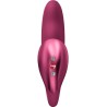 FUN FACTORY - ALLEGRO VIBRADOR DE DUPLA PULSAÇÃO DE AR INSERÍVEL VERMELHO VINHO