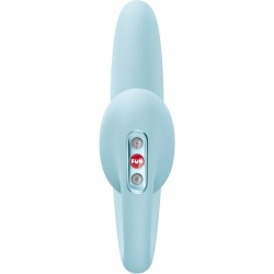 FUN FACTORY - VIBRATORE A DOPPIO IMPULSO D'ARIA INSERIBILE CRESCENDO BLU GHIACCIO