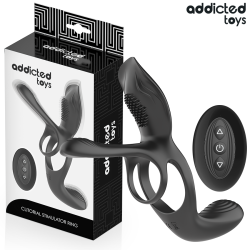 ADDICTED TOYS - DOPPELTER PENISRING MIT KLITORISSTIMULATOR