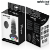 ADDICTED TOYS - TAPPO ANALE ROTANTE E VIBRANTE, LUCE LED, TELECOMANDO