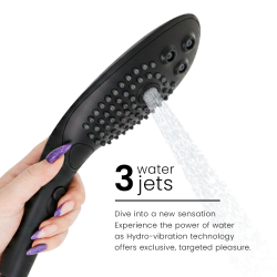 WOMANIZER - SOFFIONE DOCCIA STIMOLANTE CLITORIDEO WAVE NERO