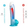 SILEXD - ANGEL DILDO FANTASY LIQUID SILICONE THERMOREACTIVE CELESTIAL BLUE 20.3 CM