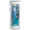 SILEXD - ANGEL DILDO FANTASY SILICONE LIQUIDO TERMOREATTIVO BLU CELESTE 20,3 CM