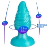 SILEXD - MELTY ANAL PLUG FANTASY SILICONE LIQUIDO TERMOREATTIVO BLU CELESTE 9,2 CM