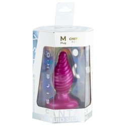 SILEXD - CHERRY PLUG ANAL FANTASY EN SILICONE LIQUIDE THERMORÉACTIF ROSE 9,2 CM
