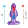SILEXD - QUEEN ANAL PLUG FANTASY LIQUID SILICONE THERMOREACTIVE PURPLE 9.2 CM