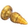 SILEXD - GOLDY ANAL PLUG FANTASY SILICONE LIQUIDO TERMOREATTIVO DORATO 9,2 CM