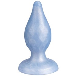 SILEXD - DIAMOND ANAL PLUG FANTASY SILICONE LIQUIDO TERMOREATTIVO BLU PERLA 9,2 CM