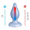 SILEXD - DIAMOND PLUG ANAL FANTASY DE SILICONE LÍQUIDO TERMOREATIVO AZUL PEROLADO 9,2 CM