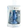 SILEXD - DIAMOND ANAL PLUG FANTASY LIQUID SILICONE THERMOREACTIVE PEARL BLUE 9.2 CM