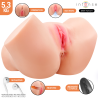 INTENSE DEEP TOUCH - MASTURBATEUR VAGINAL NICOLE AVEC EFFETS DE SUCCION, DE CHALEUR, DE VIBRATION ET VOCAUX, AVEC TÉLÉCOMMANDE,