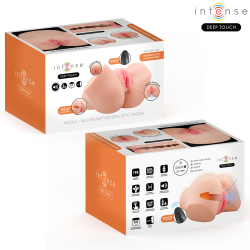 INTENSE DEEP TOUCH - MASTURBATEUR VAGINAL NICOLE AVEC EFFETS DE SUCCION, DE CHALEUR, DE VIBRATION ET VOCAUX, AVEC TÉLÉCOMMANDE,