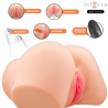 INTENSE DEEP TOUCH - MASTURBATEUR VAGINAL NICOLE AVEC EFFETS DE SUCCION, DE CHALEUR, DE VIBRATION ET VOCAUX, AVEC TÉLÉCOMMANDE,