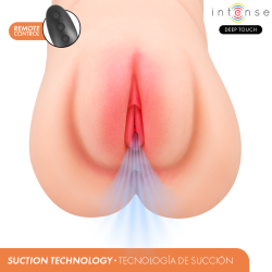 INTENSE DEEP TOUCH - MASTURBATORE AGINALE KRISTA CON ASPIRAZIONE, VIBRAZIONE ED EFFETTO VOCALE 1,2 KG