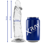X RAY - HARNAIS + BITE TRANSPARENT 19 CM -O- 4 CM
